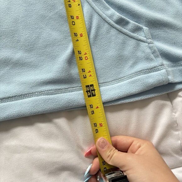 Womens Size Medium Pajama Top PJ Sweater Long Sleeve Blue Winter Ducks VTG 90s - Picture 5 of 6